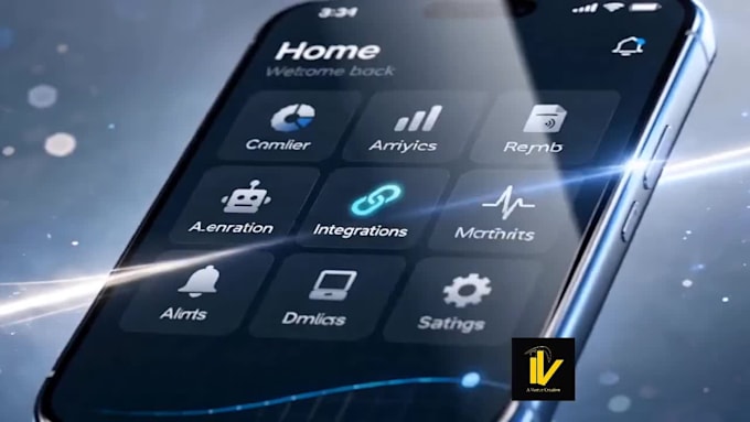 create a saas product demo video with UI animation description