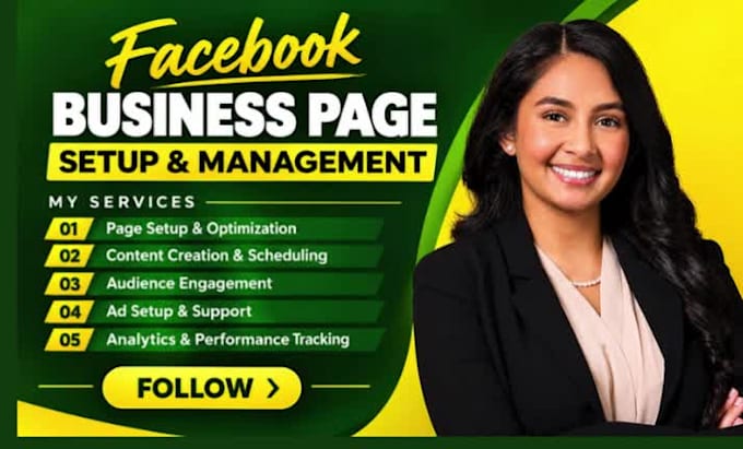 create and setup facebook business page