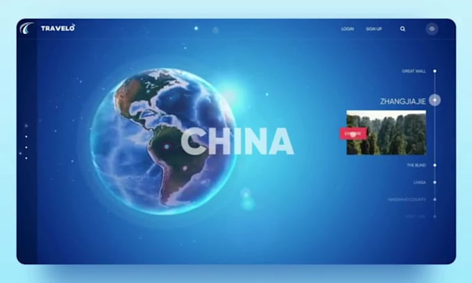 build a 3d interactive website with three js, gsap, react