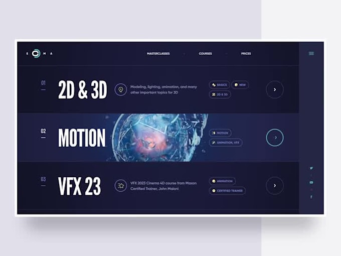 do 3d animated landing page 3d website 3d animated website threejs webgl gsap
