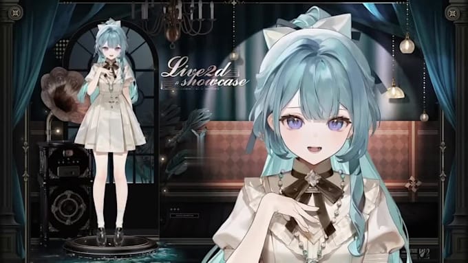 create live2d vtuber model, pro live 2d model 2d vtuber design live2d rigging