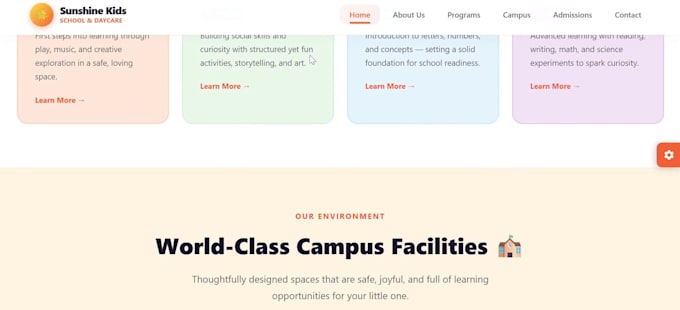 build a modern school, college, or university website