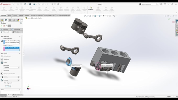 design 3d mechanical models and cad assemblies in solidworks
