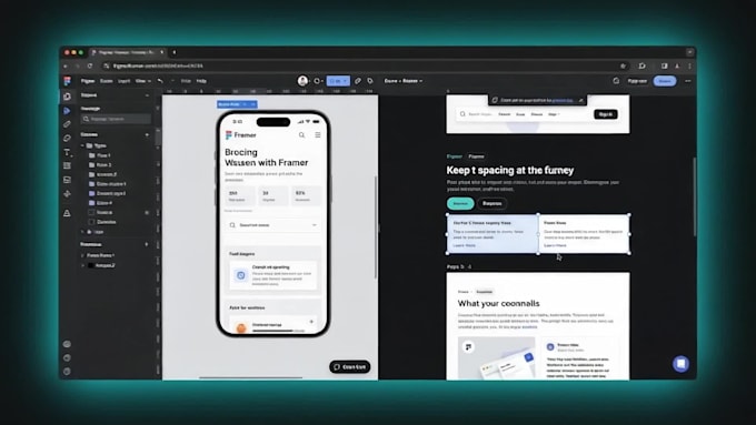 fix framer mobile responsive issues layout bugs figma to framer