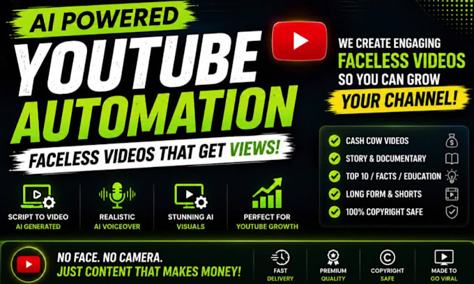 create ai youtube automation faceless video from scripts to video