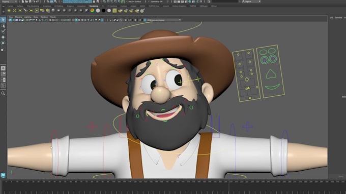 do character rigging and 3d models rigging professionally