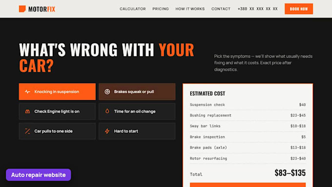 design a high converting landing page, sales page or one page website