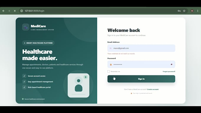 build a custom laravel web application
