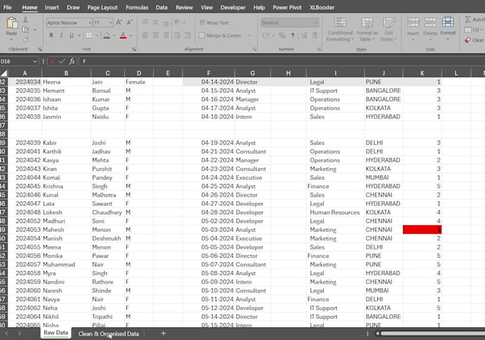 clean and format your excel data professionally