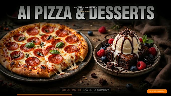 create realistic ai food and drink images for restaurant menu and blog