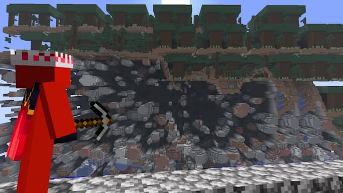 make a minecraft thumbnail