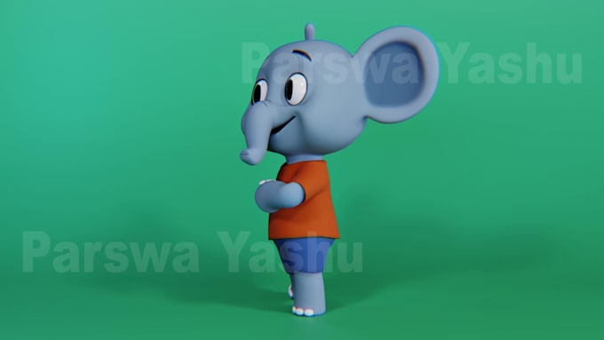 create 3d character like pixar style for you