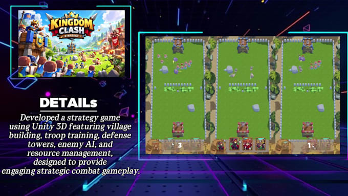 develop a unity mobile game prototype, racing, arcade or hyper casual