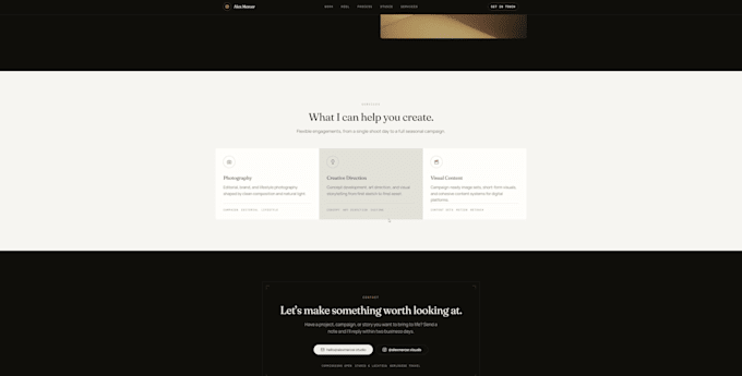 create a responsive portfolio website