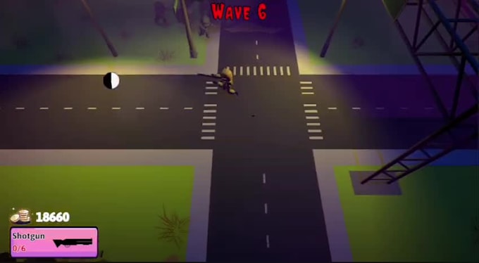 develop a simple game in unity