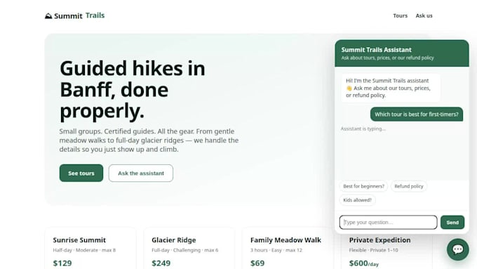 build an ai chatbot for your website and whatsapp using gpt