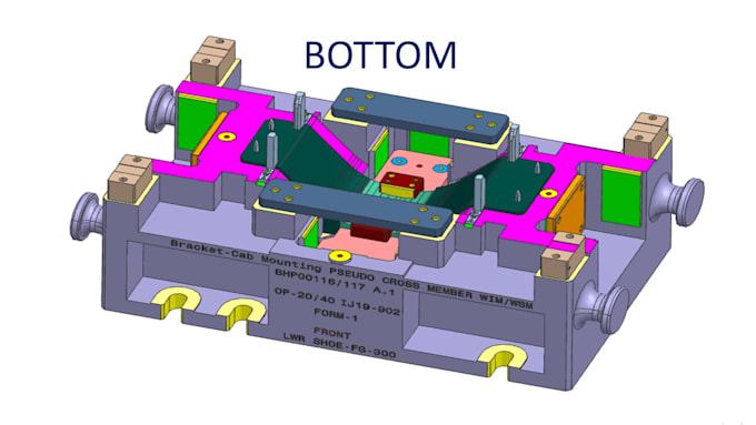 design professional stamping press tool , fixture, panel and simulation 2d 3d