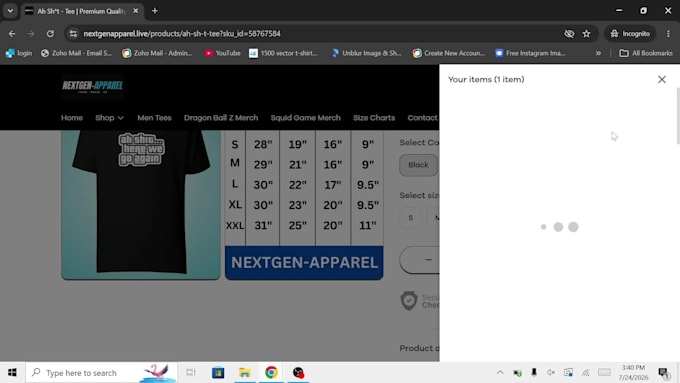 create an ecommerce website for you