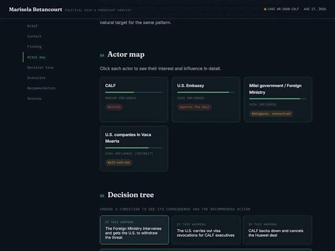 political risk deep dive