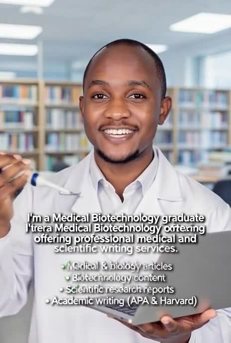 write professional medical and scientific articles