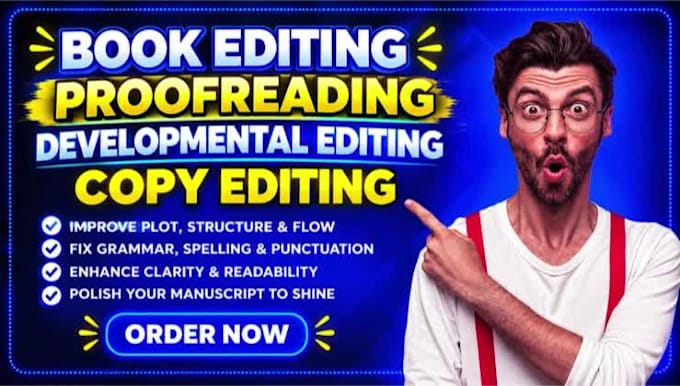 copy edit your manuscript for grammar and consistency