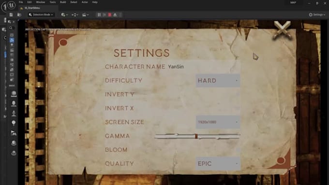 do gameplay and ui programming for unreal engine game development