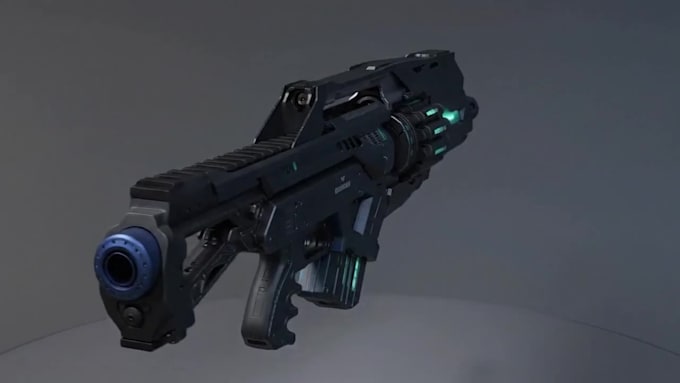 create 3d weapon and game assets modeling for video games