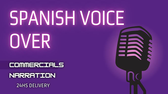 record spanish female voice over