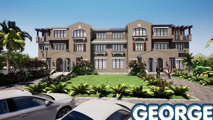 3d architectural walkthrough animation VR walkthrough real estate flythrough