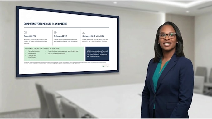 create your open enrollment employee benefits video