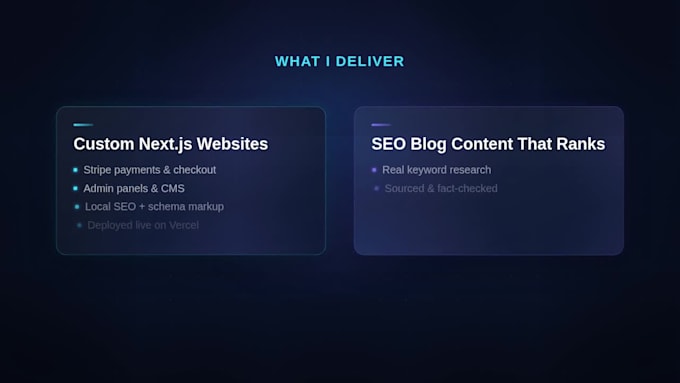 build your website and launch it with SEO blog content