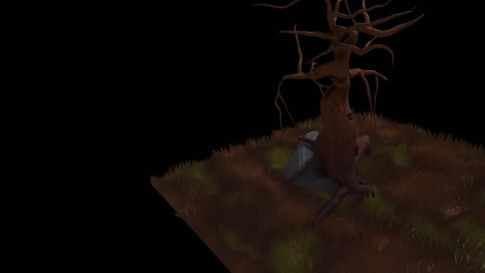 make stylized environment props