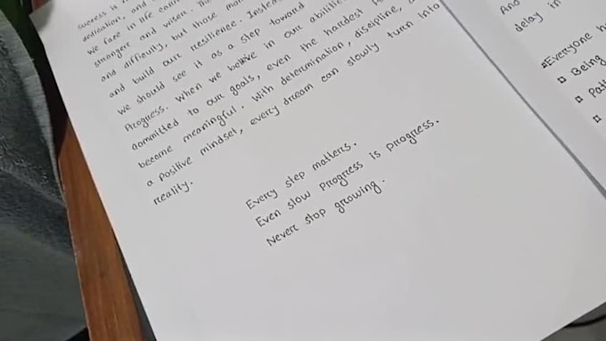 convert your typed text into a clear handwritten format