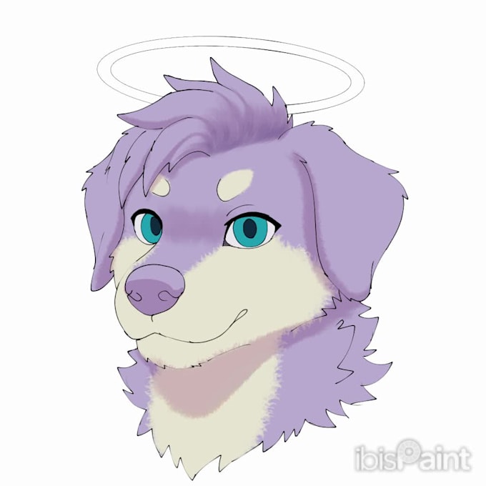 draw a custom furry or anthro character headshot