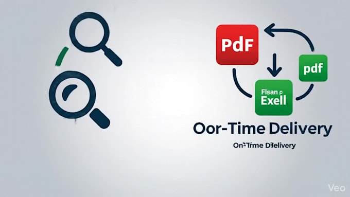 convert PDF to excel with accurate data entry