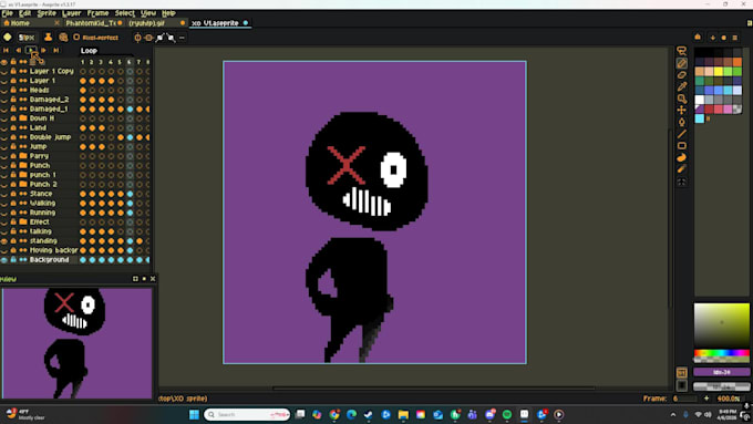 animate pixel idle animations