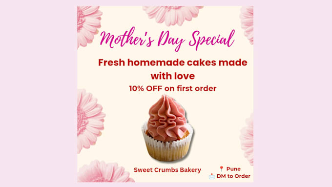 design eye catching canva bakery instagram posts