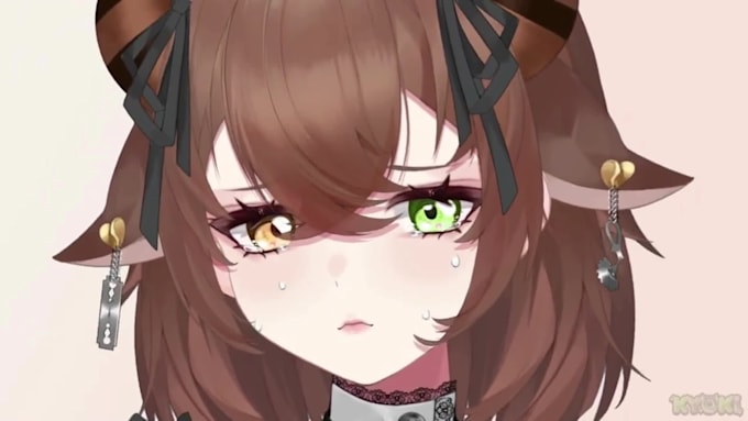 design and rig vtuber model, v tuber, anime vtuber, vtuber design, 2d vtuber rig