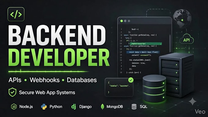 be your backend developer for API integration and web app debugging