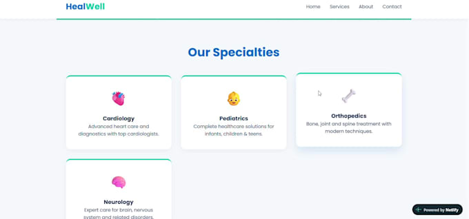 build responsive custom website in react and html css