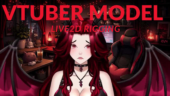 design anime vtuber model rigging live2d vtuber avatar 3d vtuber 2d vtuber