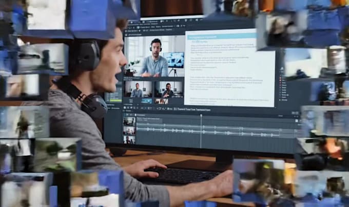 do online course video editing, elearning video production canva editing for lms