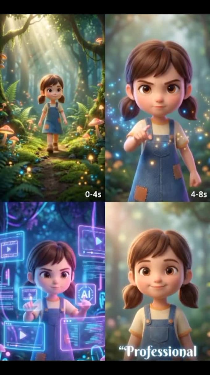create realistic ai character transformations and cinematic videos