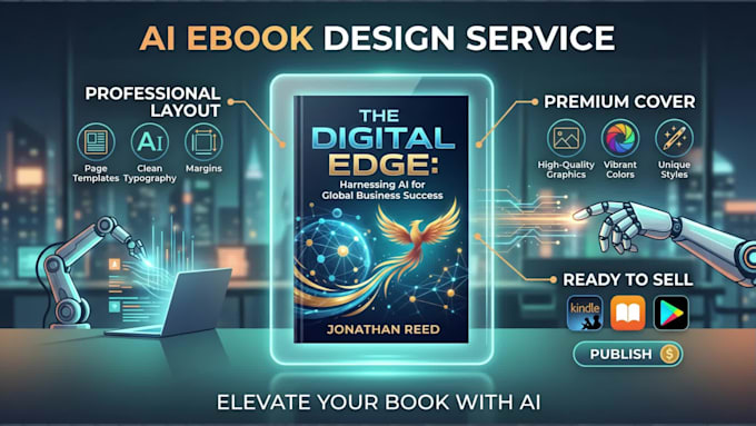 write and design a professional ebook using ai and canva
