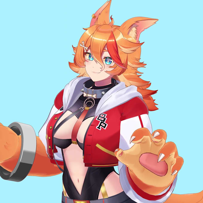 3d vtuber 3d model 3d character vroid vrchat avatar vrchat vrm rigging modeling