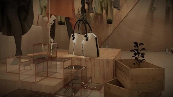 create photorealistic interior rendering for your retail store