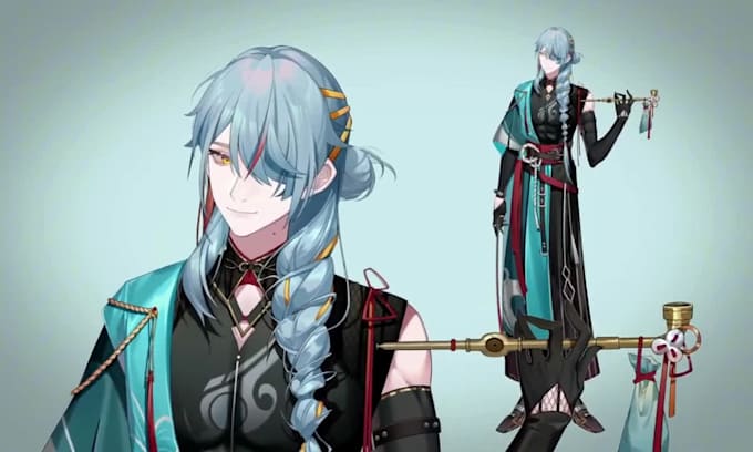 design and rig anime vtuber live 2d vtuber model vtuber model for vtube studio