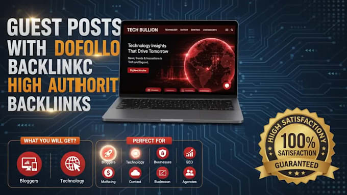 publish a guest posts with high authority backlinks