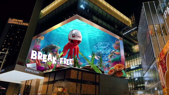 create animated video ads for billboards, led screens, displays, digital signage