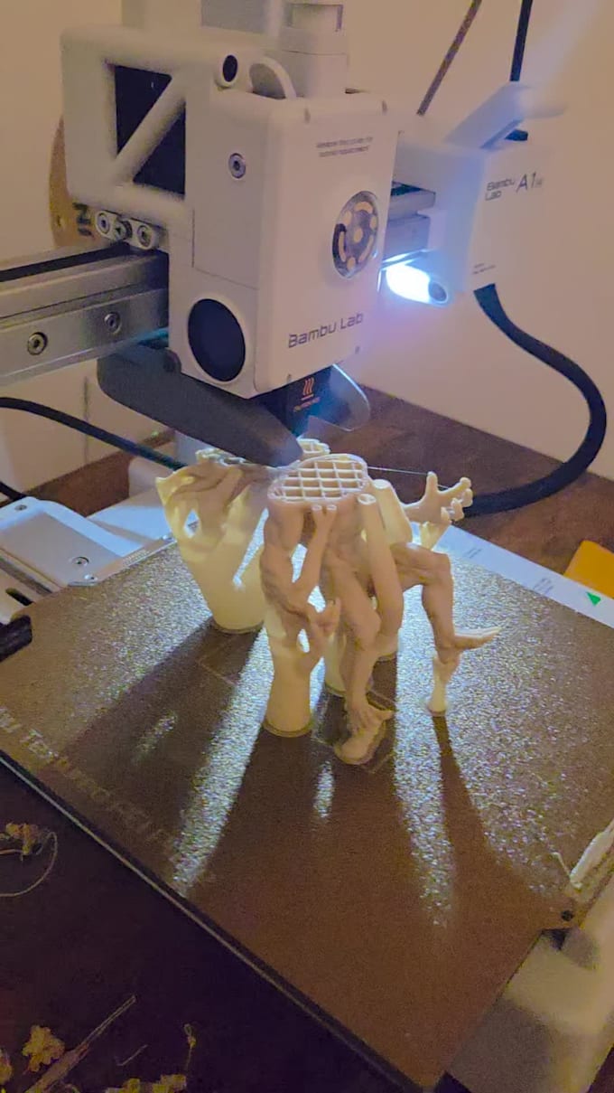 design a custom fantasy miniature for 3d printing or printed